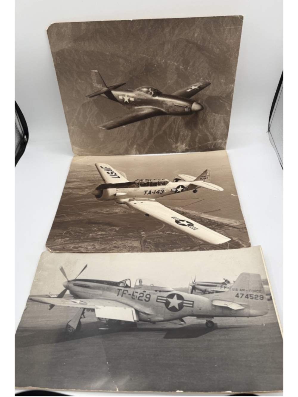Vintage U.S. AirForce TF-529, TA-143, And Airplane 102 photos airplane